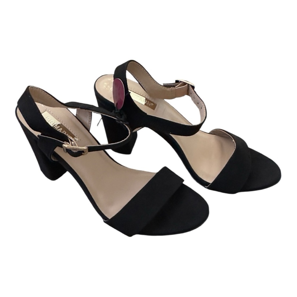 Primark Black Block Heel Sandals